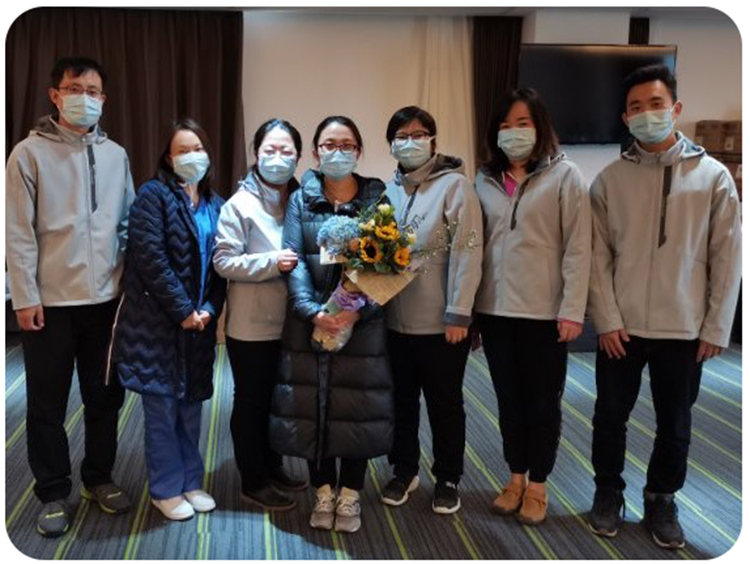 HXQC武漢分公司和青山分公司慰問馳援武漢北京醫(yī)療隊