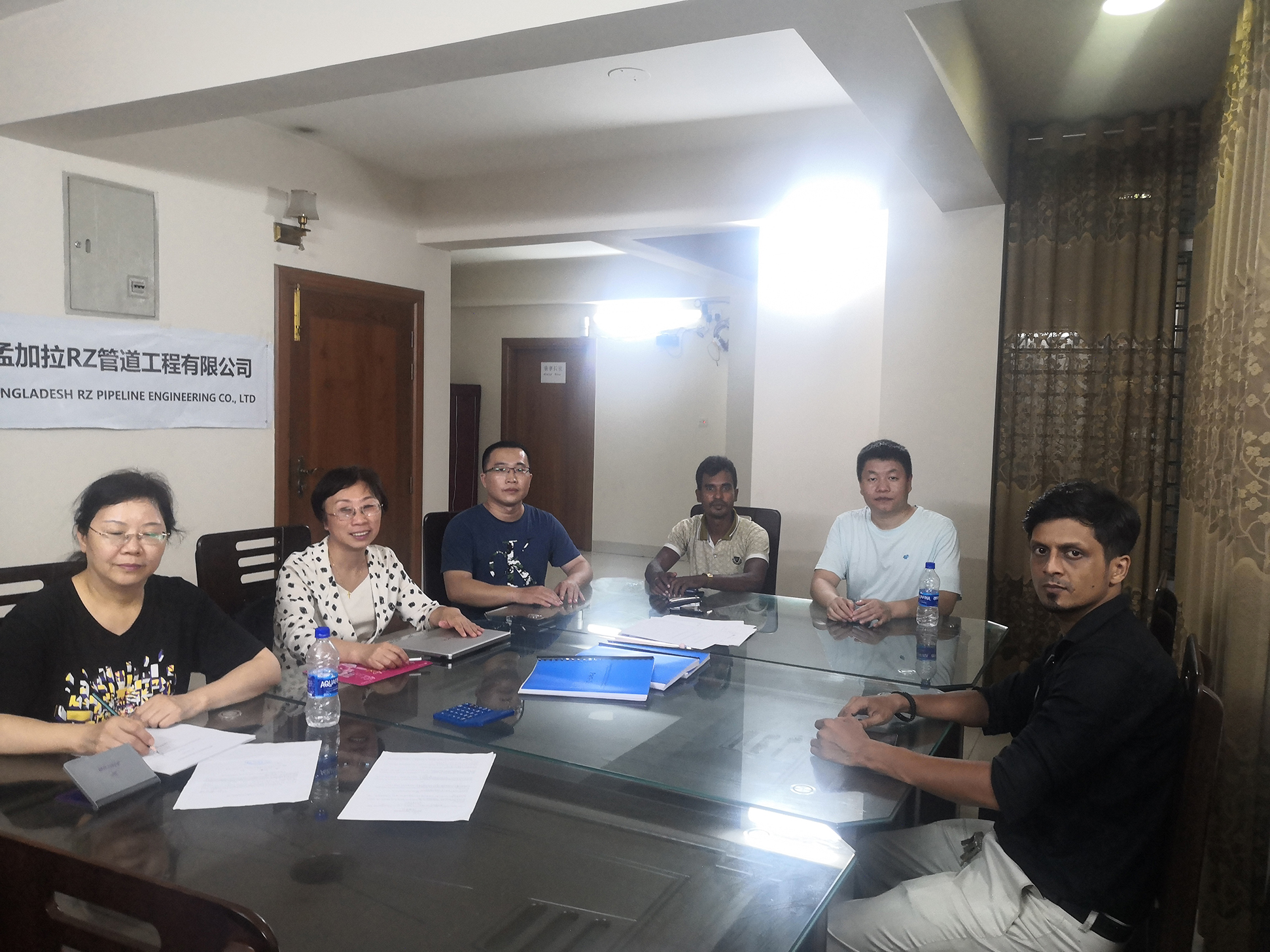 HXQC篤定前行 穩(wěn)步推進(jìn)國(guó)際業(yè)務(wù) 系列報(bào)道之二：HXQC為孟加拉RZ管道工程有限公司保駕護(hù)航